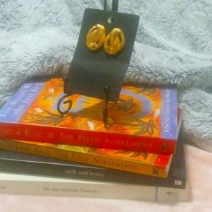 Vintage 80's gold studs earrings